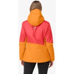 Norrona Chaqueta Mujer - Falketind Thermo60 Hood - Orange Popsicle/Honeysuckle -Norrona norrona falketind thermo60 hood women orange popsicle honeysuckle model 3 1150975