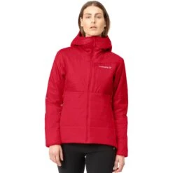 Norrona Chaqueta Mujer - Falketind Thermo60 Hood - True Red