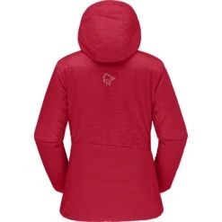 Norrona Chaqueta Mujer - Falketind Thermo60 Hood - True Red -Norrona norrona falketind thermo60 hood women true red 2 1126379