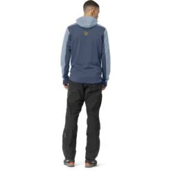 Norrona Chaqueta Hombre - Falketind Warm2 Octa Hood - Blue Fog/Vintage Indigo -Norrona norrona falketind warm2 octa hood men blue fog vintage indigo model 2 1399569