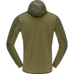 Norrona Chaqueta Hombre - Falketind Warm2 Octa Hood - Olive Night/Olive Drab -Norrona norrona falketind warm2 octa hood men olive night olive drab 2 1254055