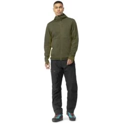 Norrona Chaqueta Hombre - Falketind Warm2 Octa Hood - Olive Night/Olive Drab -Norrona norrona falketind warm2 octa hood men olive night olive drab 3 1254056