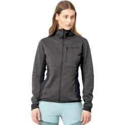 Norrona Chaqueta Mujer - Falketind Warm2 Octa Hood - Caviar