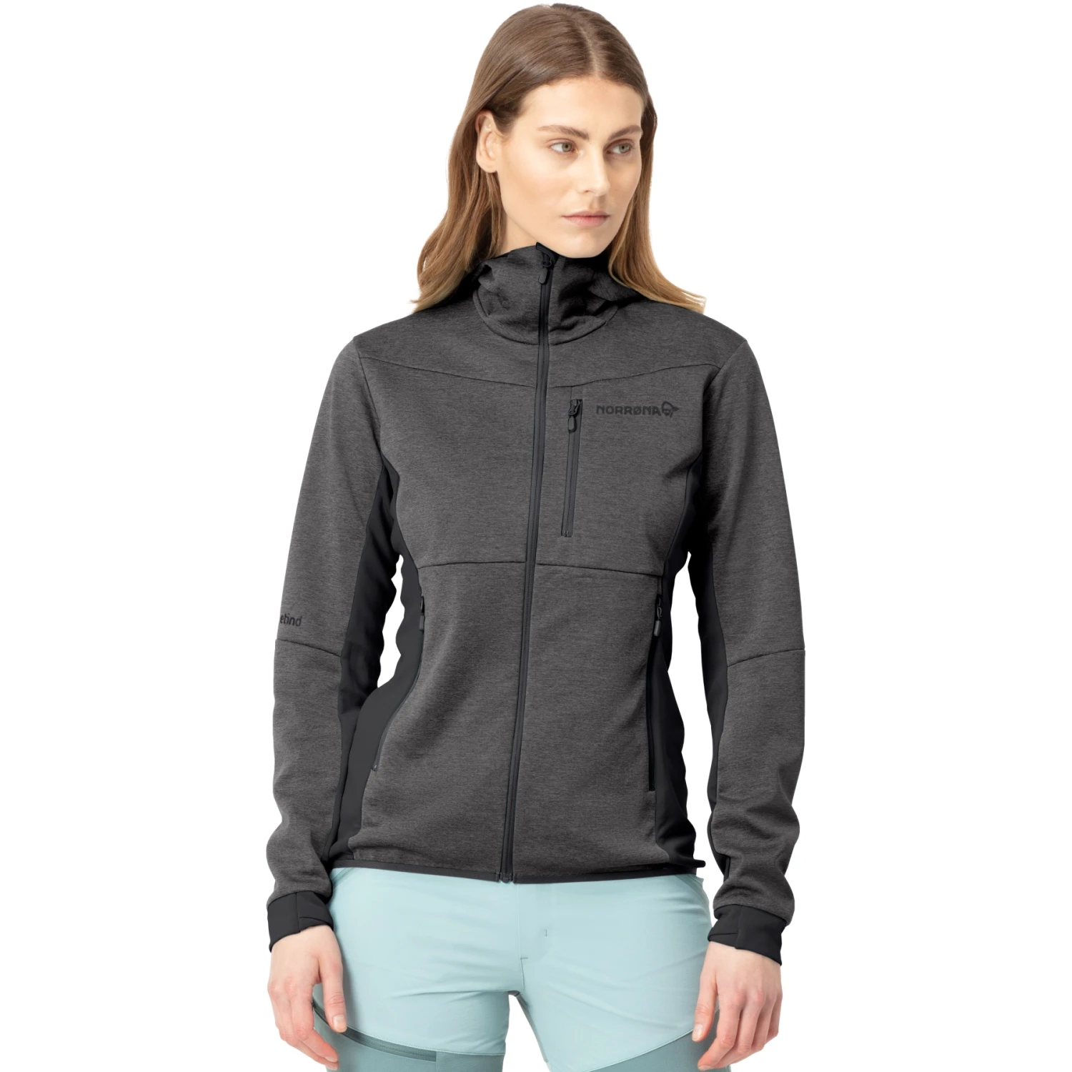 Norrona Chaqueta Mujer - Falketind Warm2 Octa Hood - Caviar 1 Norrona Chaqueta Mujer - Falketind Warm2 Octa Hood - Caviar