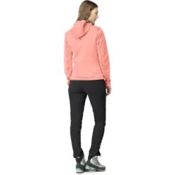 Norrona Chaqueta Mujer - Falketind Warm2 Octa Hood - Orange Alert/Peach Amber -Norrona norrona falketind warm2 octa hood women orange alert peach amber 2 1462126