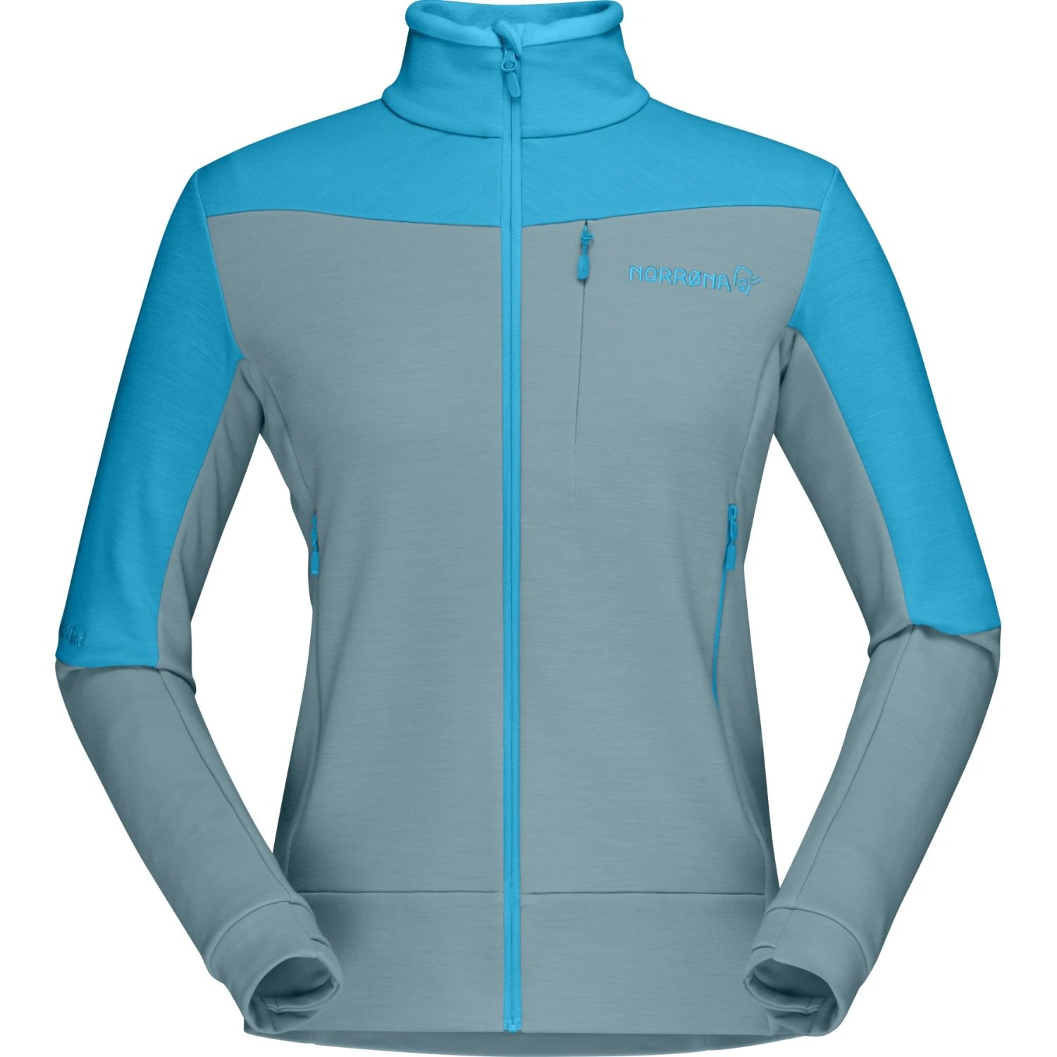 Norrona Chaqueta Mujer - Falketind Warmwool2 Stretch - Aquarius/Tourmaline 2 Norrona Chaqueta Mujer - Falketind Warmwool2 Stretch - Aquarius/Tourmaline - Imagen 2