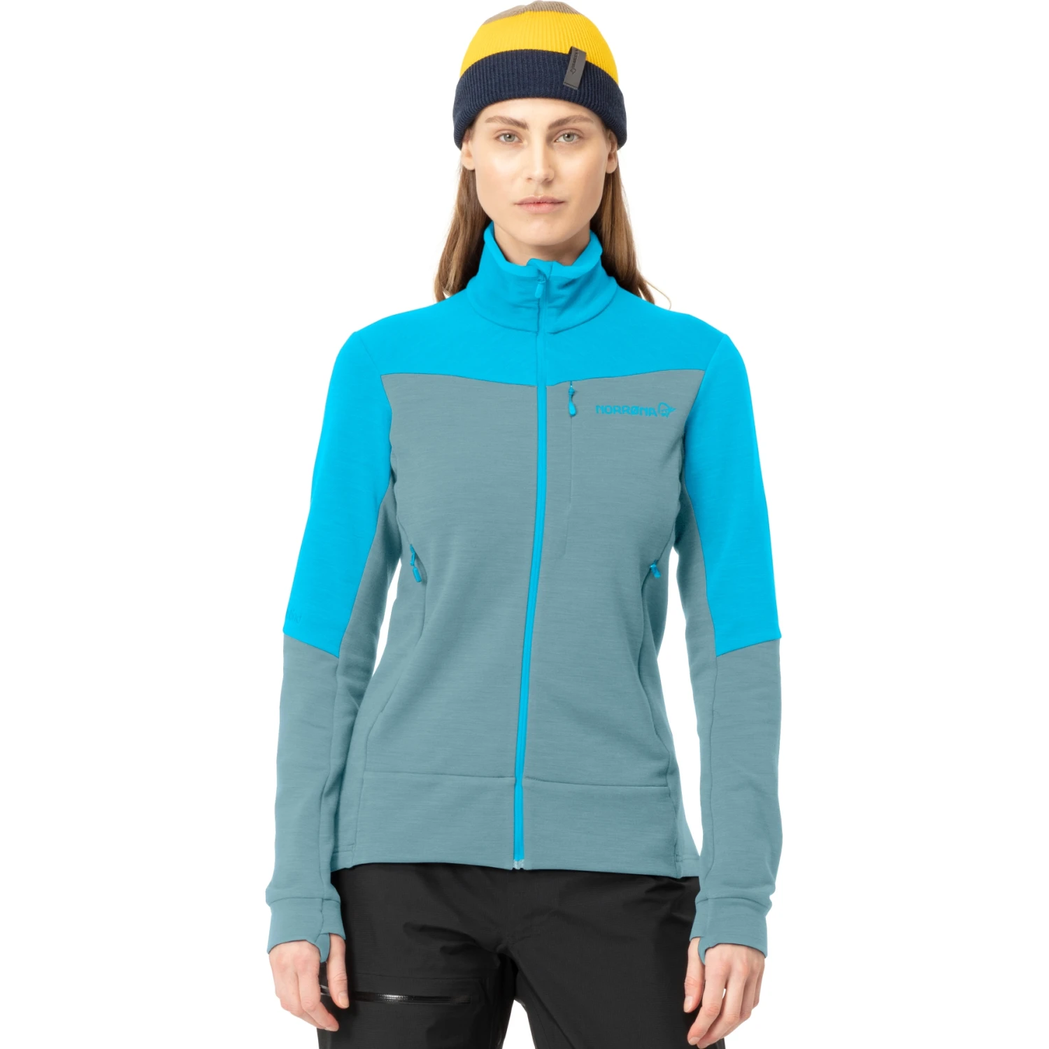 Norrona Chaqueta Mujer - Falketind Warmwool2 Stretch - Aquarius/Tourmaline 1 Norrona Chaqueta Mujer - Falketind Warmwool2 Stretch - Aquarius/Tourmaline