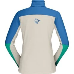 Norrona Chaqueta Mujer - Falketind Warmwool2 Stretch - Arcadia/Campanula -Norrona norrona falketind warmwool2 stretch jacket women arcadia campanula 2 903266