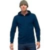 Norrona Chaqueta Hombre - Falketind Warmwool2 Stretch Zip Hood - Indigo Night