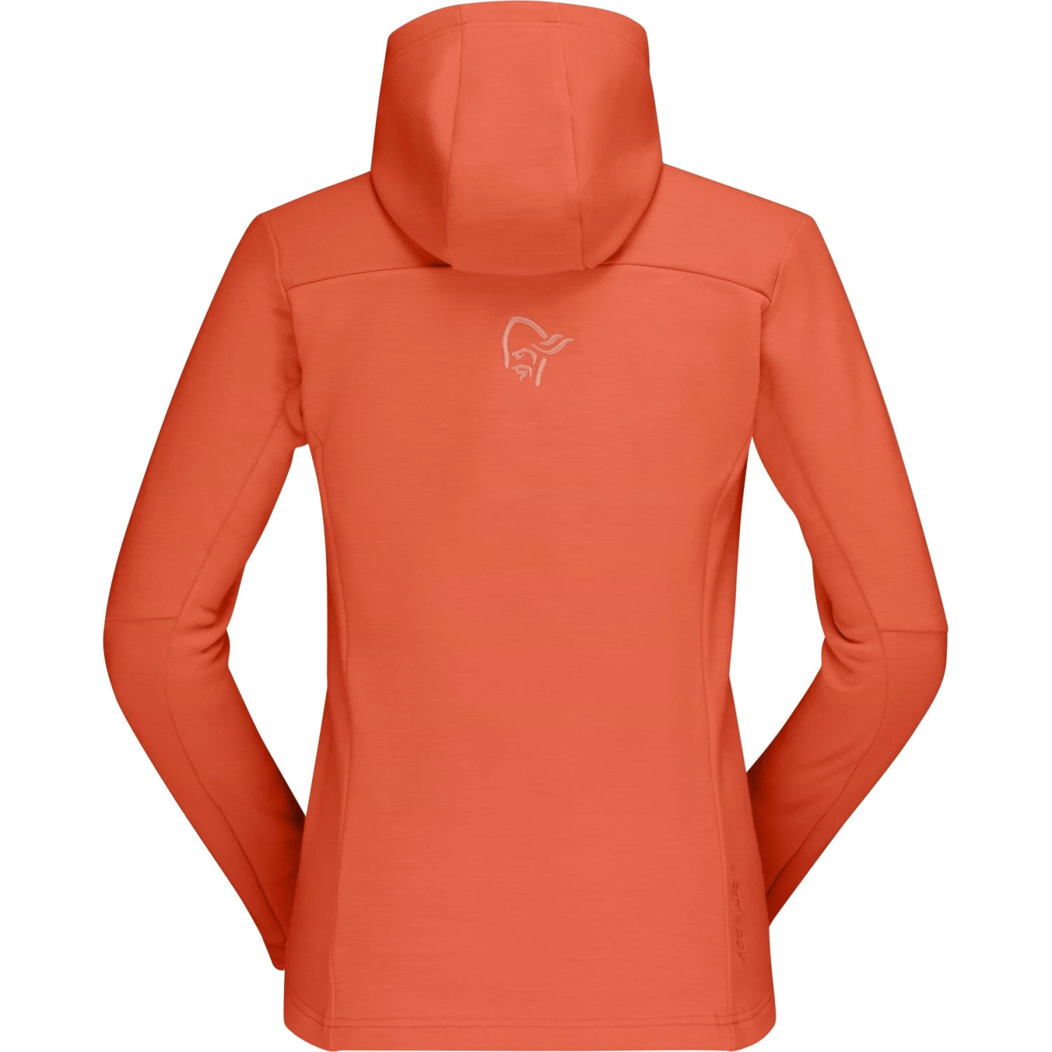 Norrona Chaqueta Mujer - Falketind Warmwool2 Stretch Zip Hood - Orange Alert 3 Norrona Chaqueta Mujer - Falketind Warmwool2 Stretch Zip Hood - Orange Alert - Imagen 3