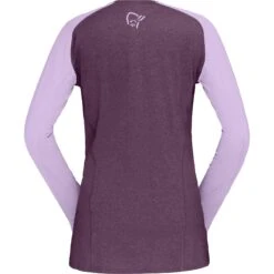 Norrona Camiseta De Manga Larga Mujer - Fjørå Equaliser Lightweight - Dark Purple/Violet Tulle -Norrona norrona fjora equaliser lightweight long sleeve shirt women dark purple violet tulle 2 1126760