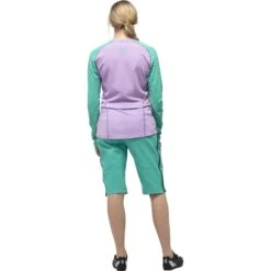 Norrona Camiseta De Manga Larga Mujer - Fjørå Equaliser Lightweight - Violet Tuille/Arcadia -Norrona norrona fjora equaliser lightweight long sleeve shirt women violet tulle arcadia 4 903474