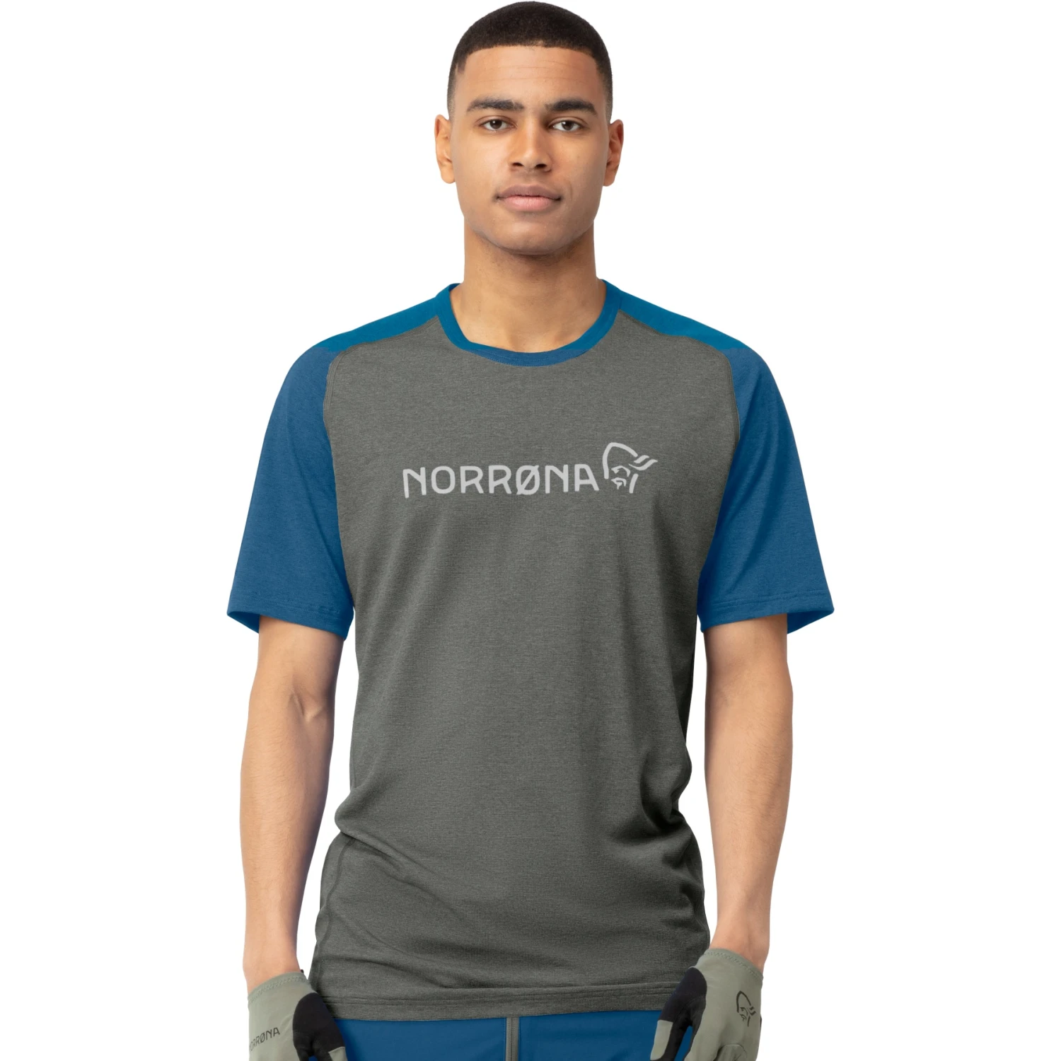 Norrona Camiseta Hombre - Fjørå Equaliser Lightweight - Mykonos Blue/Castor Grey 1 Norrona Camiseta Hombre - Fjørå Equaliser Lightweight - Mykonos Blue/Castor Grey