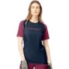 Norrona Camiseta Mujer - Fjørå Equaliser Lightweight - Violet Quartz/Indigo Night