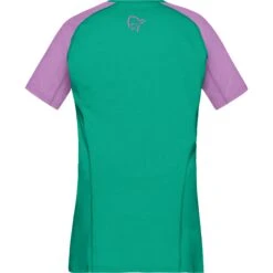 Norrona Camiseta Mujer - Fjørå Equaliser Lightweight - Violet Tuille/Arcadia -Norrona norrona fjora equaliser lightweight t shirt women violet tulle arcadia 2 903516