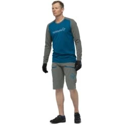 Norrona Pantalones Cortos Hombre - Fjørå Flex1 Heavy Duty - Castor Grey -Norrona norrona fjora flex1 heavy duty shorts men castor grey model 1 1399695