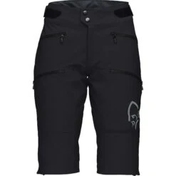 Norrona -Norrona norrona fjora flex1 heavy duty shorts women caviar castor grey 1 903592