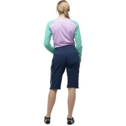 Norrona Pantalones Cortos Mujer - Fjørå Flex1 Heavy Duty - Indigo Night/Violet Tulle -Norrona norrona fjora flex1 heavy duty shorts women indigo night violet tulle 8 903606