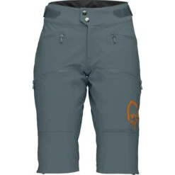 Norrona Pantalones Cortos Mujer - Fjørå Flex1 Heavy Duty - North Atlantic