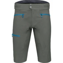 Norrona Pantalones Cortos Hombre - Fjørå Flex1 Mid Weight - Castor Grey