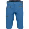 Norrona Pantalones Cortos Hombre - Fjørå Flex1 Mid Weight - Mykonos Blue
