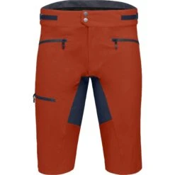 Norrona Pantalones Cortos Hombre - Fjørå Flex1 Mid Weight - Rooibos Tea/Indigo Night