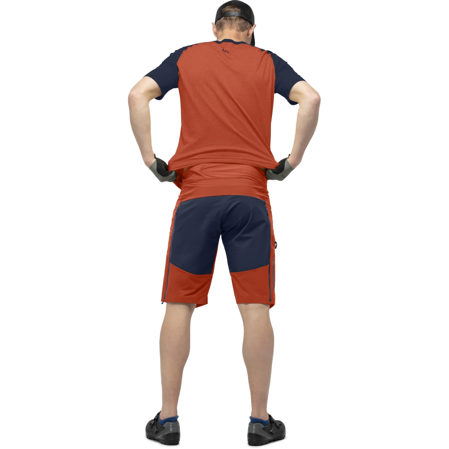 Norrona Pantalones Cortos Hombre - Fjørå Flex1 Mid Weight - Rooibos Tea/Indigo Night 4 Norrona Pantalones Cortos Hombre - Fjørå Flex1 Mid Weight - Rooibos Tea/Indigo Night - Imagen 4