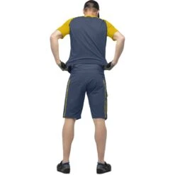 Norrona Pantalones Cortos Hombre - Fjørå Flex1 Mid Weight - Vintage Indigo -Norrona norrona fjora flex1 mid weight shorts men vintage indigo model 2 1399737