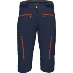 Norrona Pantalones Cortos Hombre - Fjørå Flex1 - Indigo Night/Rooibos Tea