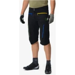 Norrona Pantalones Cortos Hombre - Fjørå Flex1 - Caviar -Norrona norrona fjora flex1 shorts men model 1 1151072