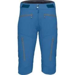 Norrona Pantalones Cortos Hombre - Fjørå Flex1 - Mykonos Blue