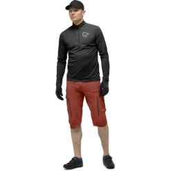 Norrona Pantalones Cortos Hombre - Fjørå Flex1 - Rooibos Tea/Indigo Night -Norrona norrona fjora flex1 shorts men rooibos tea indigo night 3 1255429