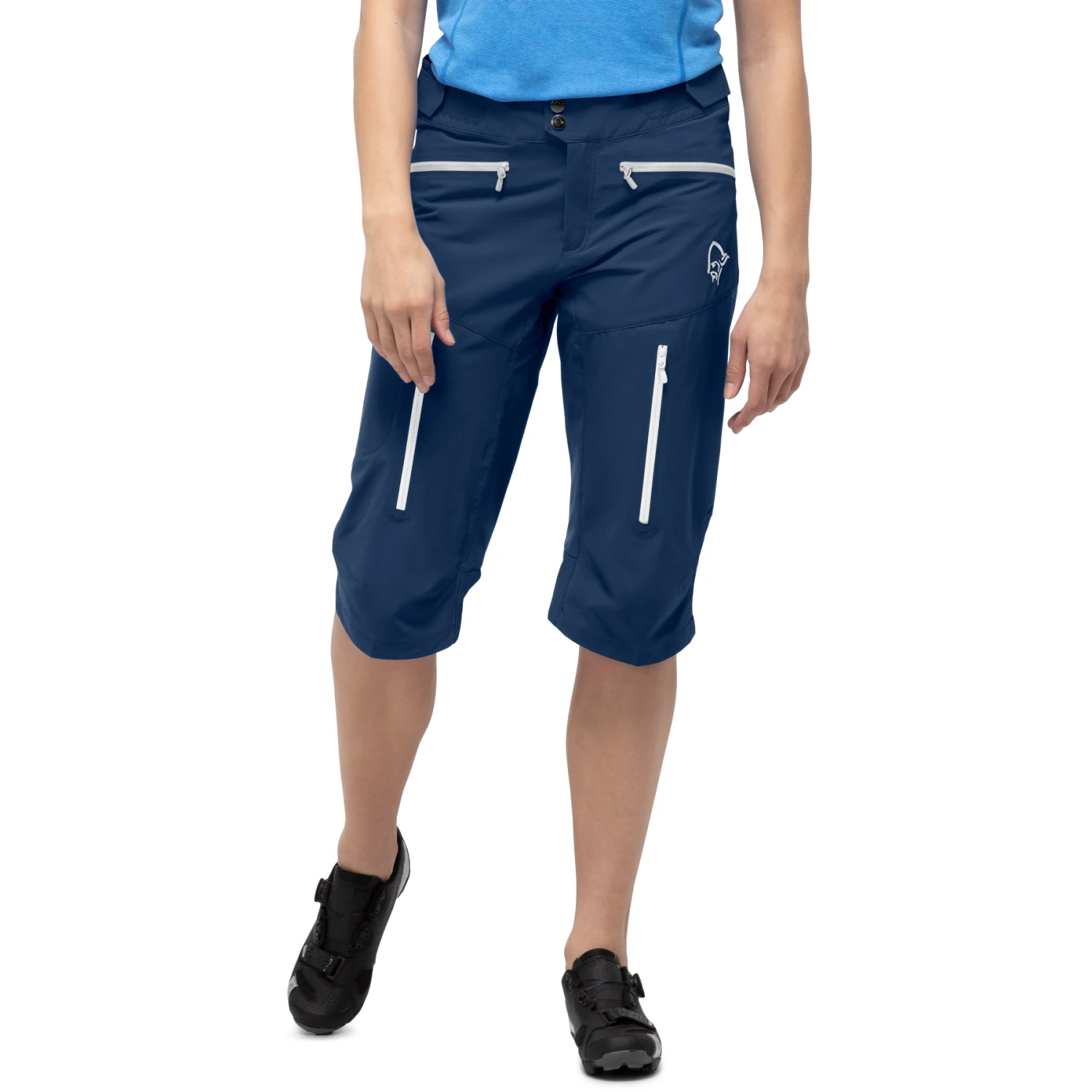 Norrona Pantalones Cortos Mujer - Fjørå Flex1 - Indigo Night 1 Norrona Pantalones Cortos Mujer - Fjørå Flex1 - Indigo Night
