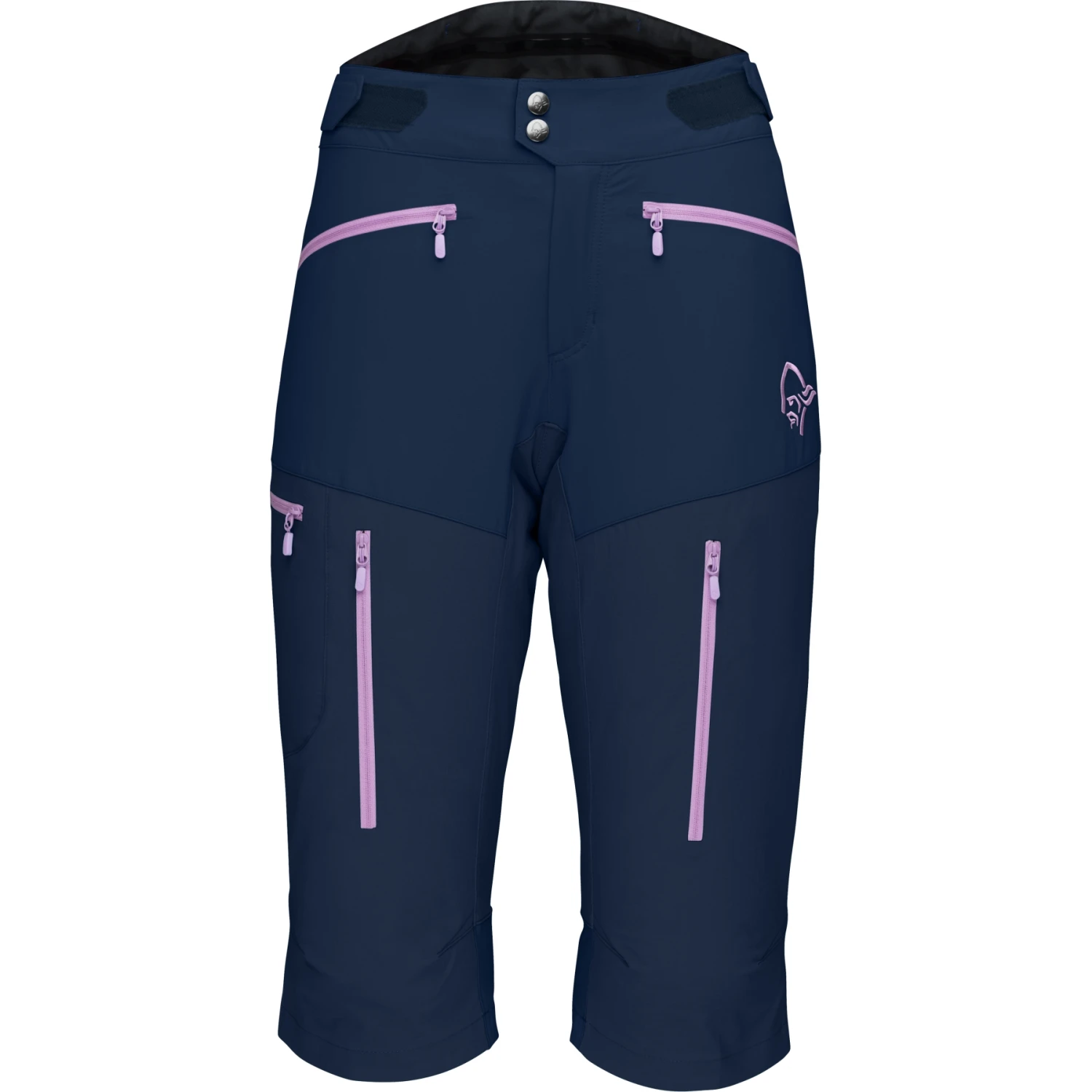 Norrona Pantalones Cortos Mujer - Fjørå Flex1 - Indigo Night/Violet Tulle 1 Norrona Pantalones Cortos Mujer - Fjørå Flex1 - Indigo Night/Violet Tulle