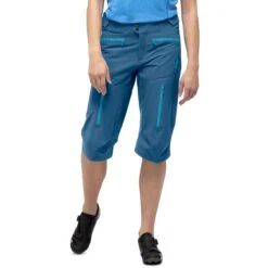 Norrona Pantalones Cortos Mujer - Fjørå Flex1 - Mykonos Blue