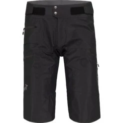 Norrona Pantalones Cortos Hombre - Fjørå Gore-Tex Pro - Caviar