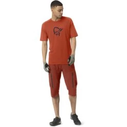 Norrona Camiseta Hombre - Fjørå Wool - Rooibos Tea/Indigo Night 8 Norrona Camiseta Hombre - Fjørå Wool - Rooibos Tea/Indigo Night -Norrona norrona fjora wool t shirt men rooibos tea indigo night model 1 1399796