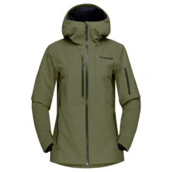 Norrona Chaqueta Mujer - Lofoten Gore-Tex Insulated - Olive Night