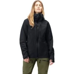 Norrona Chaqueta Mujer - Lofoten Gore-Tex Insulated - Caviar