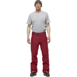Norrona Pantalones Hombre - Lofoten Gore-Tex Insulated - Rhubarb -Norrona norrona lofoten gore tex insulated pants men rhubarb 3 1255548