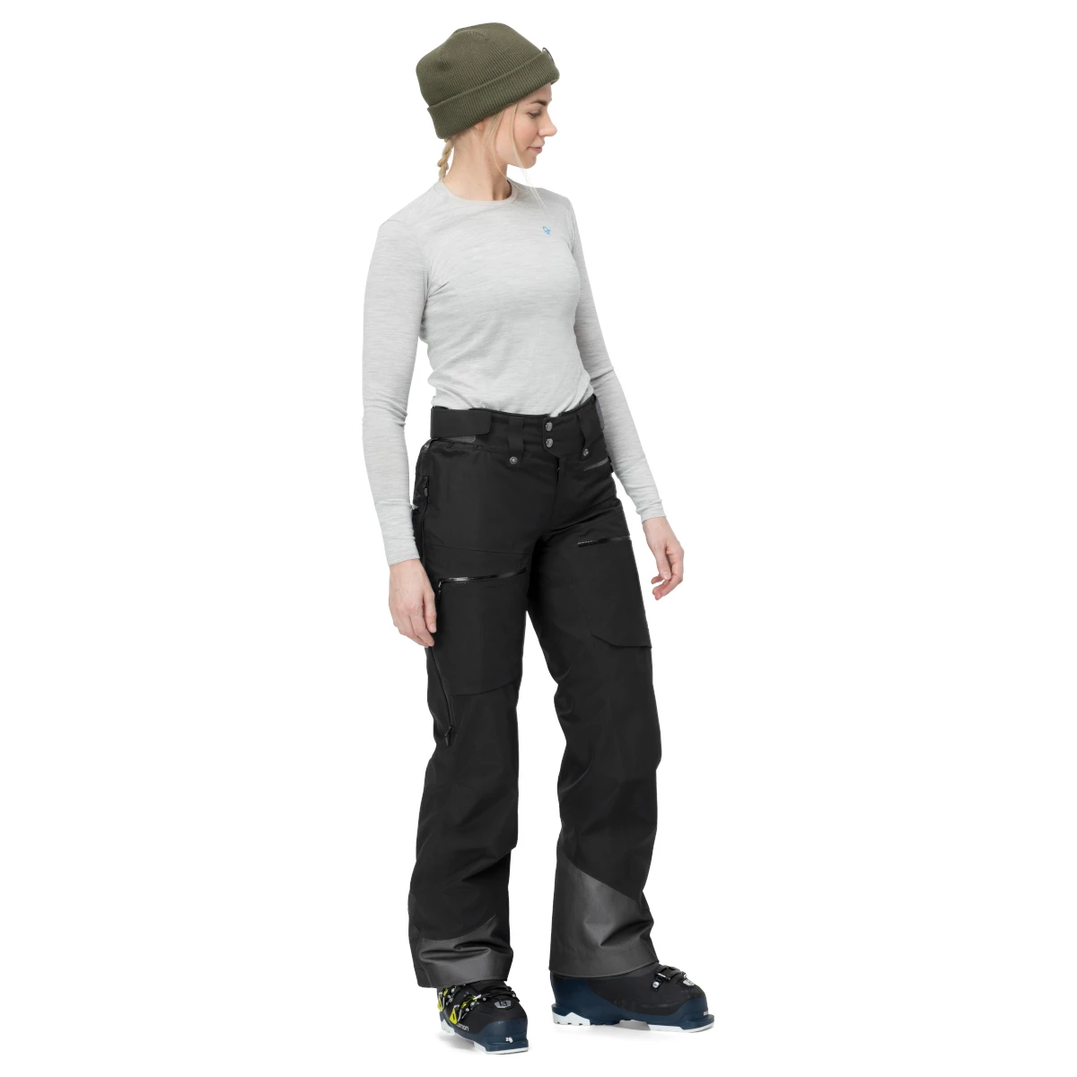 Norrona Pantalones Mujer - Lofoten Gore-Tex Insulated - Caviar 4 Norrona Pantalones Mujer - Lofoten Gore-Tex Insulated - Caviar - Imagen 4