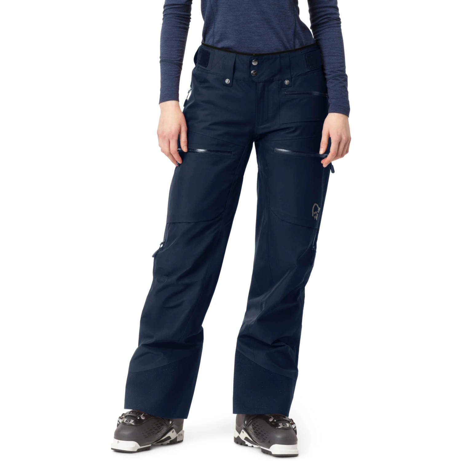 Norrona Pantalones Mujer - Lofoten Gore-Tex Insulated - Indigo Night 1 Norrona Pantalones Mujer - Lofoten Gore-Tex Insulated - Indigo Night