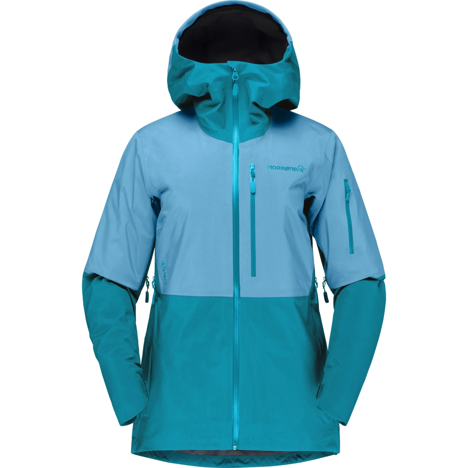 Norrona Chaqueta Mujer - Lofoten Gore-Tex - Aquarius/Hawaiian Surf 2 Norrona Chaqueta Mujer - Lofoten Gore-Tex - Aquarius/Hawaiian Surf - Imagen 2
