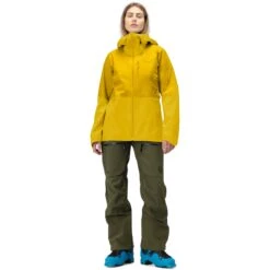 Norrona Chaqueta Mujer - Lofoten Gore-Tex - Blazing Yellow/Sulphur -Norrona norrona lofoten gore tex jacket women blazing yellow sulphur 4 1517778