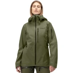 Norrona Chaqueta Mujer - Lofoten Gore-Tex - Olive Night