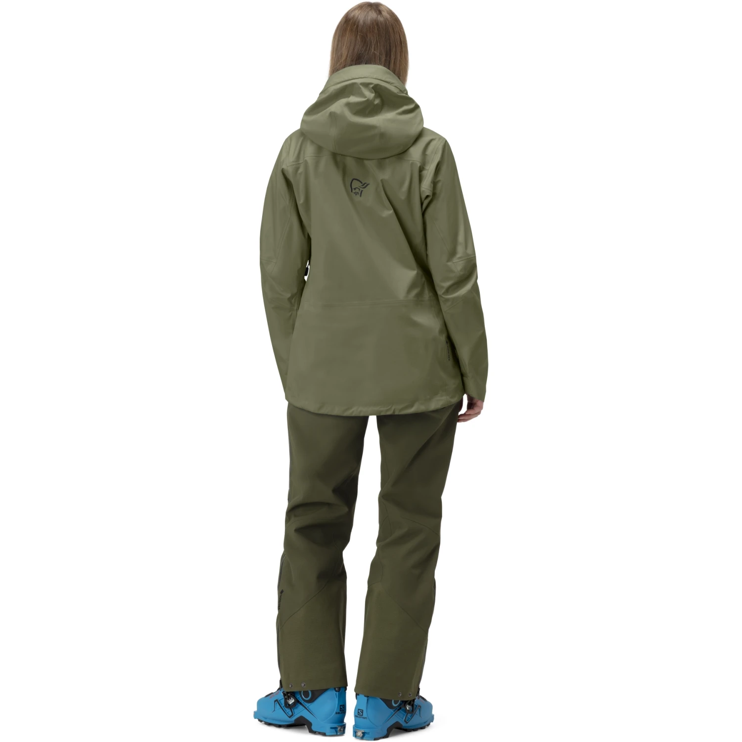 Norrona Chaqueta Mujer - Lofoten Gore-Tex - Olive Night 5 Norrona Chaqueta Mujer - Lofoten Gore-Tex - Olive Night - Imagen 5