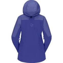 Norrona Chaqueta Mujer - Lofoten Gore-Tex - Violet Storm/Royal Blue -Norrona norrona lofoten gore tex jacket women violet storm royal blue 3 1517788