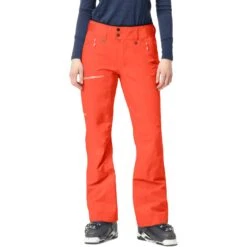 Norrona Pantalones Mujer - Lofoten Gore-Tex - Orange Alert
