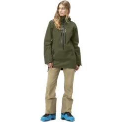 Norrona Chaqueta Mujer - Lofoten Gore-Tex Pro Anorak - Olive Night -Norrona norrona lofoten gore tex pro anorak jacket women olive night 2 1561894