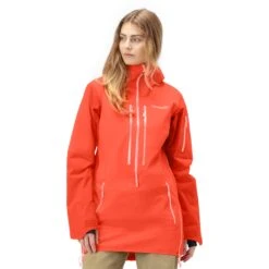 Norrona Chaqueta Mujer - Lofoten Gore-Tex Pro Anorak - Orange Alert